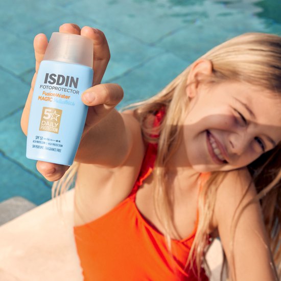 ISDIN – Pediatrics Fusion Water SPF50 – 50 ml – Sonnencreme für Kinder