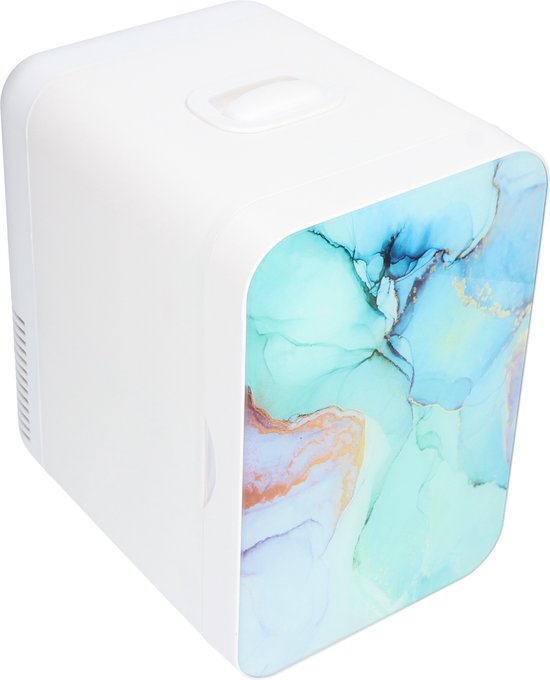 Soft&Silky Skincare Kühlschrank - Make-up-Kühlschrank - 6.5L - 2°C bis 40°C - Marmor - Organizer - Kühlschrank - Schönheit - Hautpflege