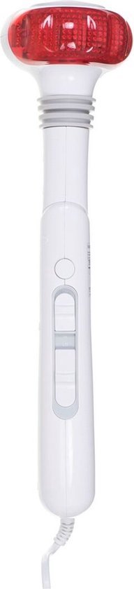 Medisana – HM 886 – Handmassagegerät – Wärme/Rotlicht – 5 Aufsätze – weiß