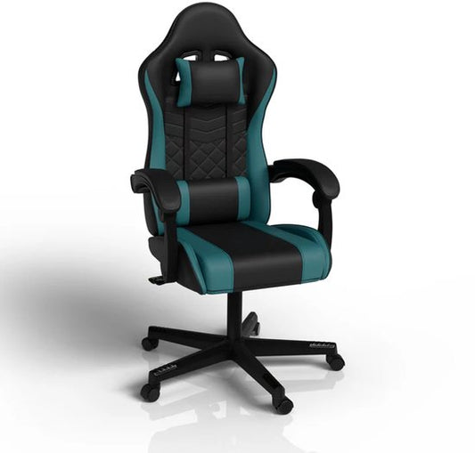 Gaming-Stuhl / Bürostuhl HyperSeat - Schwarz / Türkis