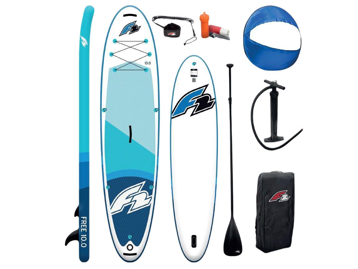 F2 Allround Supboard Free – Aufblasbares SUP – 350 cm – Rundes Segel