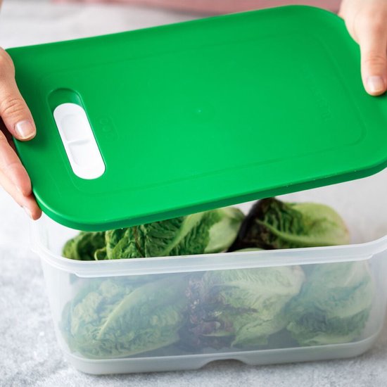Tupperware Fridge Smart 4,4 l – Frischhaltebehälter – BPA-frei – Vorratsbehälter – Lunchbox – Kunststoffbehälter – Lebensmittelbehälter – Lebensmittel bleiben doppelt so lange frisch