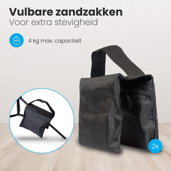 Auronic Backdrop System - Komplettset - ohne Tuch - verstellbar - 300 x 260cm