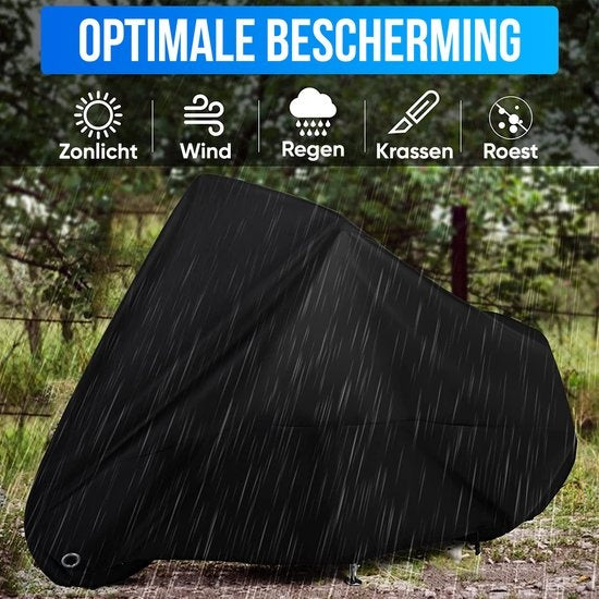 Strex Fahrradabdeckung Universal für alle Fahrräder - Wasserdichtes Ultra Strong Oxford - Fahrradabdeckung für 1/2 Fahrräder - inkl. Aufbewahrungstasche