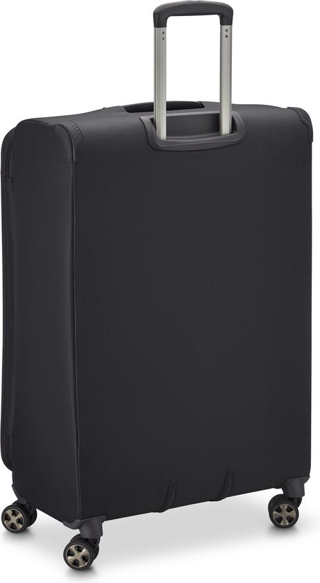 Delsey Helium DLX 78 cm Vergrößerbarer Reisekoffer - Schwarz