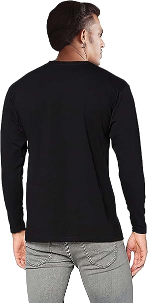 PANTONECLO Herren T-Shirt Multipack 6 Stück - Lange und kurze Ärmel, Schwarz, Grau, Dunkelgrau, Größe XL