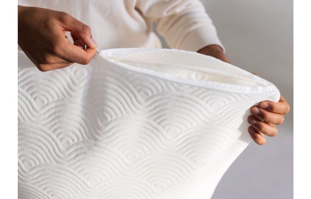 TEMPUR - Set von 2x ONE Hug Pillow - Ergonomische Kissen - 60 x 50 cm - Weiß