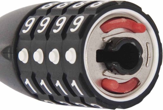 Abus Steel-O-Flex Tresor 1360/110 Kabelschloss – 110 cm – Schwarz