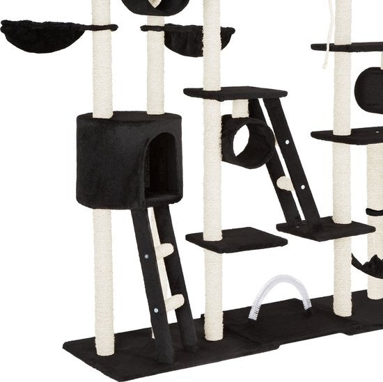 tectake - Kratzbaum Snooky 261cm schwarz - 403918 - Katzenkratzbaum - Katzenstange