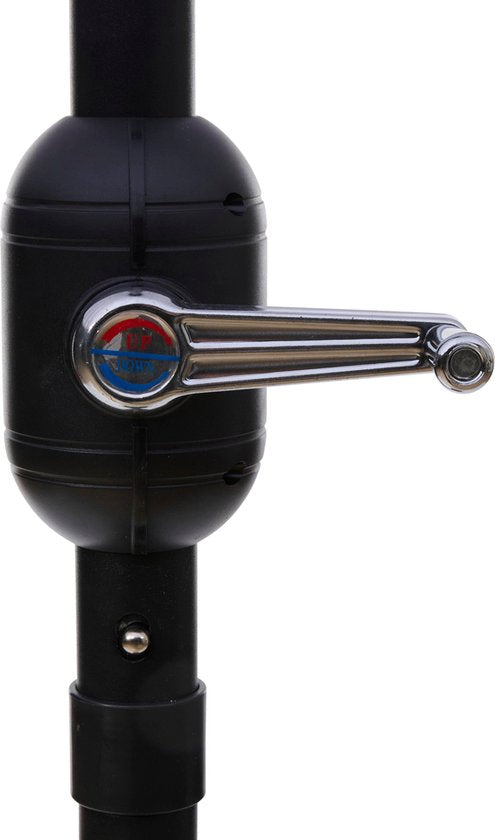 Camp Active Sonnenschirm - Sonnenschirm für Balkon und Terrasse - ⌀250 x 240 cm - Stockschirm - Sonnenschirm ohne Fuß - Weiß