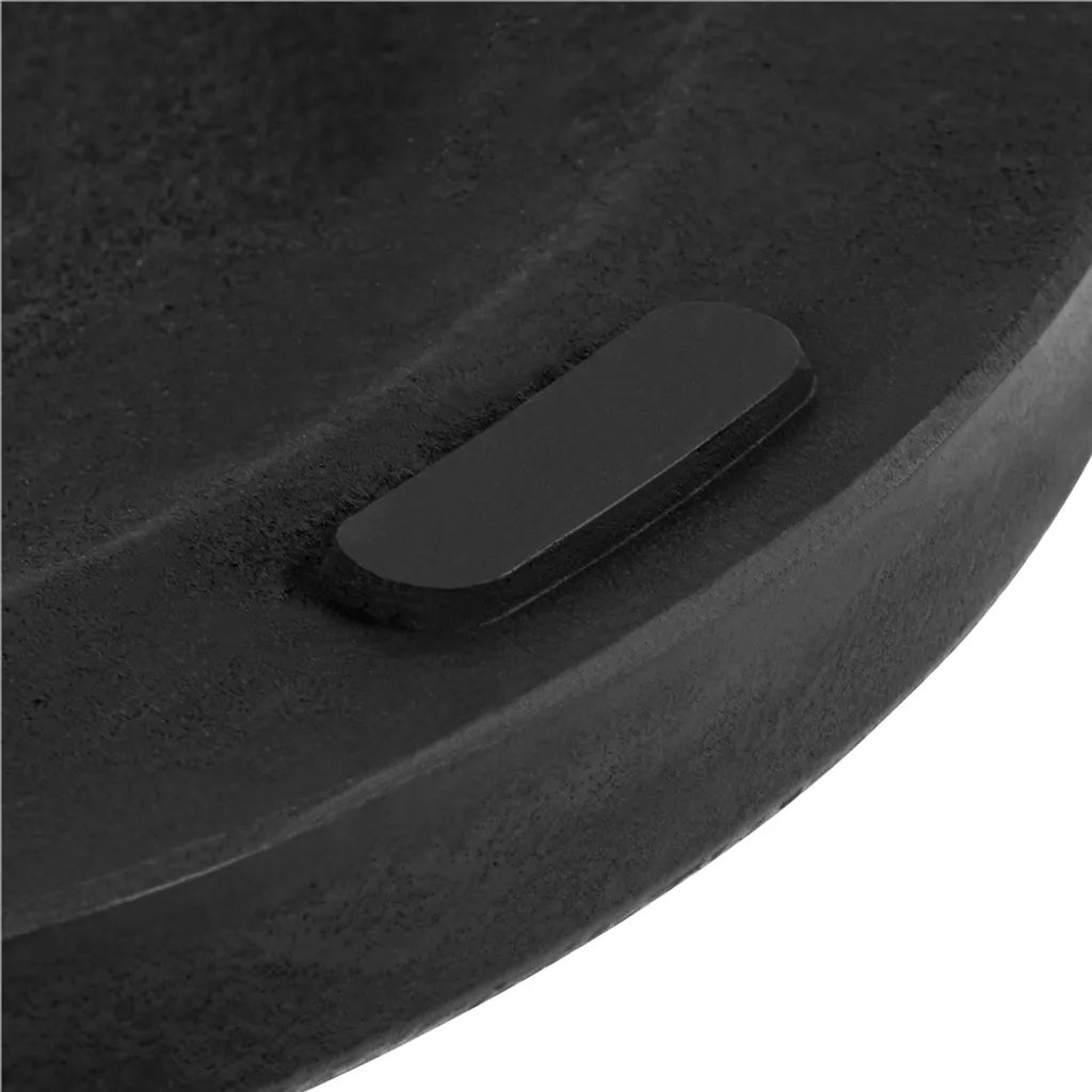 Yaheetech Sonnenschirmfuß 44,5 × 44,5 × 32,5 cm - Schwarz - Sonnenschirmständer 10 kg für Sonnenschirmstangen von 38-48 mm