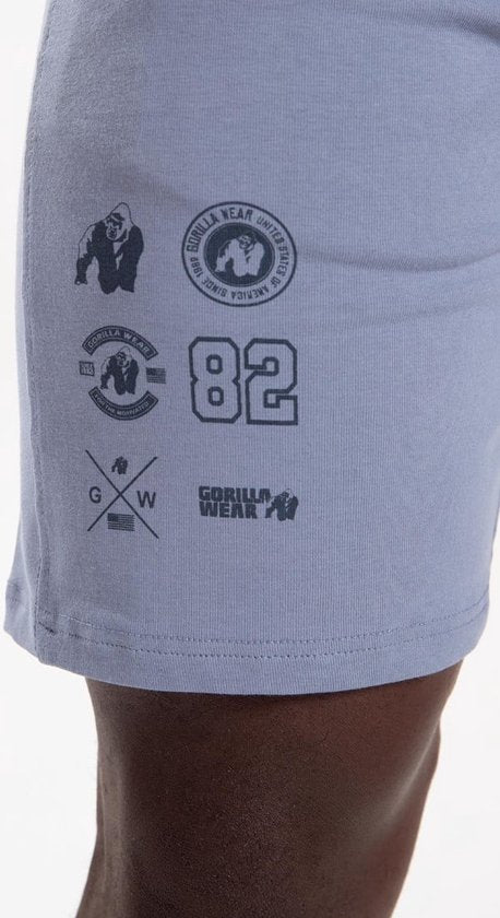 Gorilla Wear Lopez Shorts - Stonewash blau - 3XL