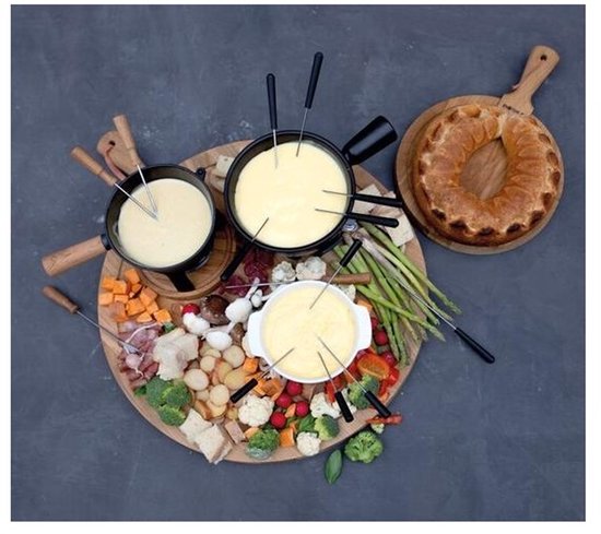 Boska Fondue Set Pro - Käsefondue - 1,2 L - Für jedes Kochfeld - Inkl. vier Fonduegabeln