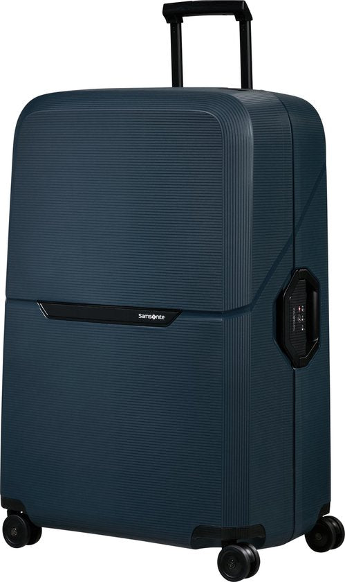 Samsonite Magnum Eco Spinner – Nachhaltig – Geräumig – 81 cm – Midnight Blue