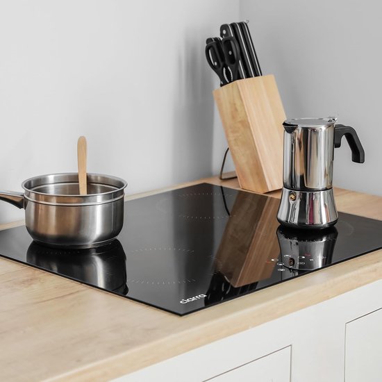 CIARRA CABBIH4-A – 60 cm Einbau-Induktionskochfeld mit 4 Kochzonen – 6000 Watt