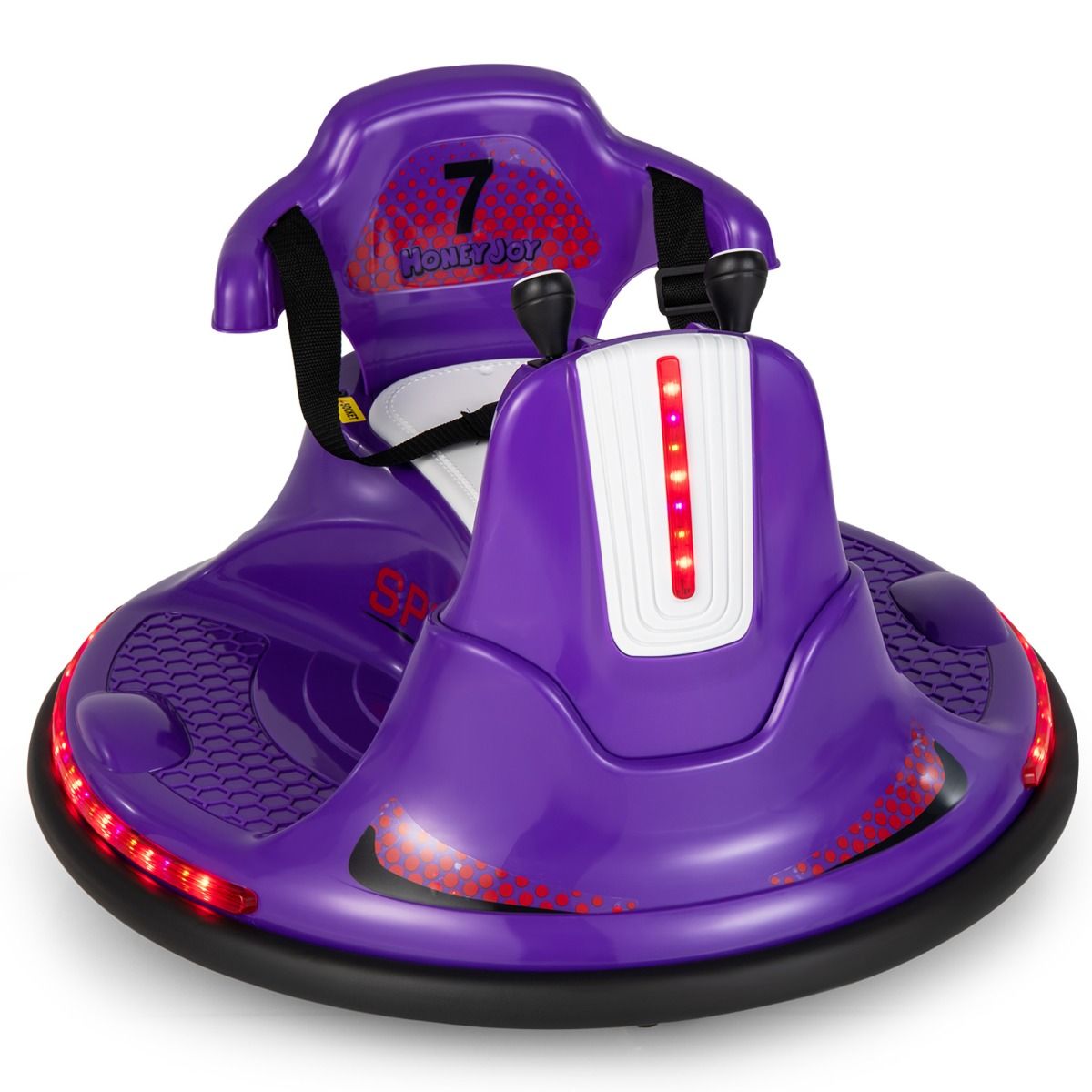 Coast Elektro-Scooter für Kinder – 6-V-Akku – Zwei Joysticks – Um 360° drehbar – Blau