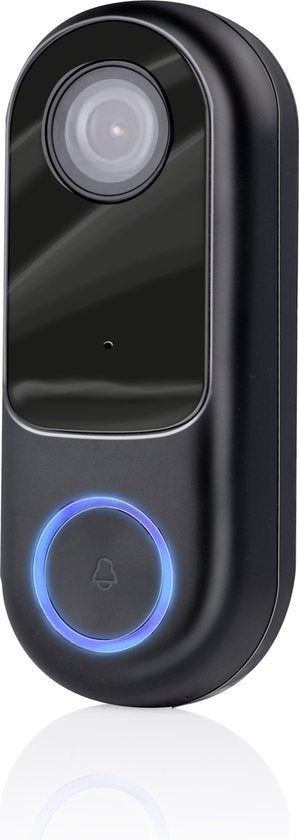 Alpina Smart Home Videotürklingel mit Kamera und Wifi - Full HD - Gegensprechanlage - Nachtsicht - Ton- und Bewegungssensor - IP54