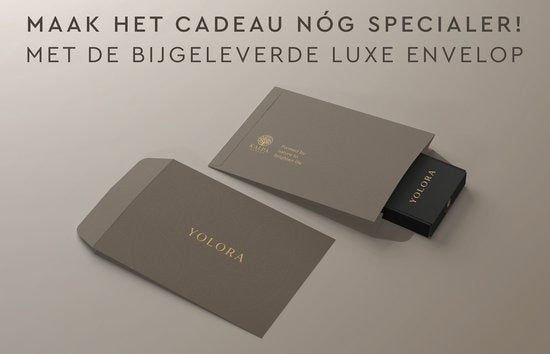 Yolora Damenhalskette mit Anhänger und Kalpa Camaka Kristall - Farbe Silber - 18K Weißgold vergoldet - Geschenkverpackt