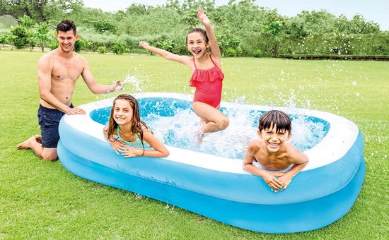 Intex Swim Center Family Aufblaspool – 203 x 152 x 48 cm