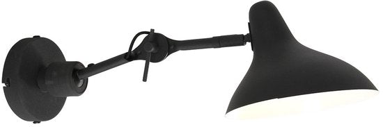 Wandleuchte Anne Light & Home Kasket – Schwarz