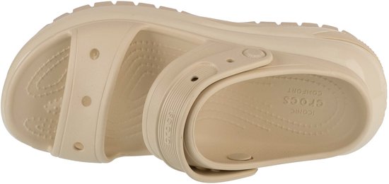 Crocs Classic Mega Crush Sandalen, beige, EU 38–39