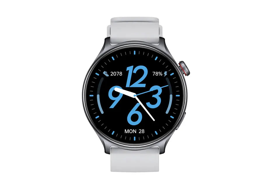 Vlectro Smartwatch R01.0 – Rund – 1,46 Zoll HD – Telefonieren über Bluetooth – Grau