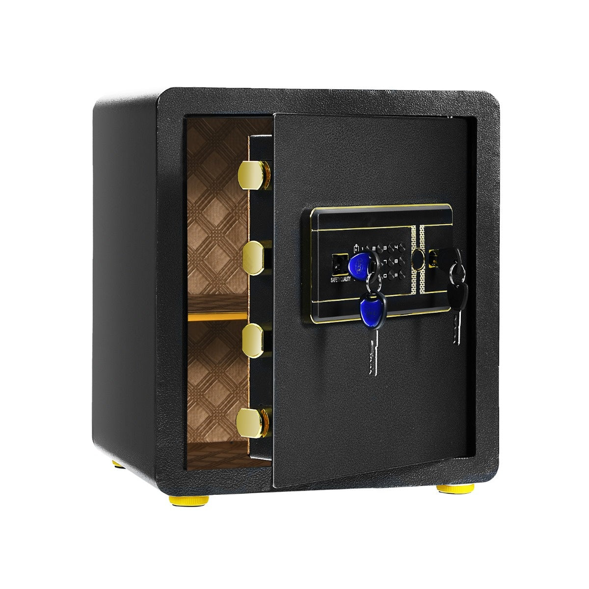Coast Safe Electronic Safe Cabinet met digitaal toetsenbord 45 L Safe Safe 36 x 31 x 41 cm zwart