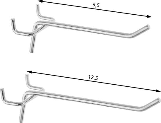 tectake - Werkzeugwand mit 25 Haken und Haltern - 403559