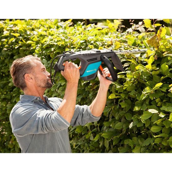 GARDENA ComfortCut 600/55 Elektrische Heckenschere – 600 Watt – Schnittlänge 55 cm