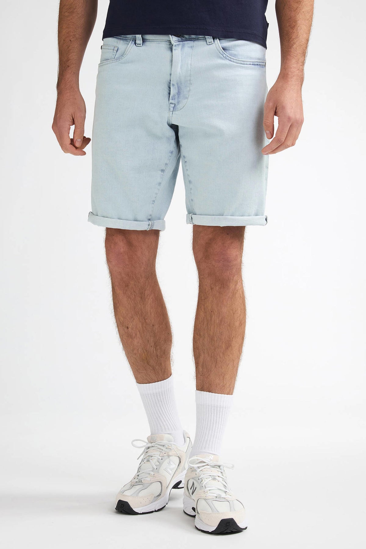 Petrol Industries Regular Denim Shorts für Herren, Größe 2XL – Light Stone – Baumwolle & Elasthan