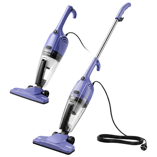 Ochama 2-in-1-Staubsauger mit Kabel (Hand- und Stabstaubsauger) 0,5 l – Leicht, 500 W hohe Saugleistung, schlankes Design, transparenter Staubbehälter, einfach zu montieren/demontieren – Ideal für Haushalte mit Haustieren