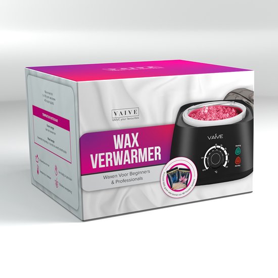 VAIVE Professional Wax Device - Wax Beans Heater - Haarentfernungsset - Heizung - Inklusive Hartwachsbohnen und Spateln