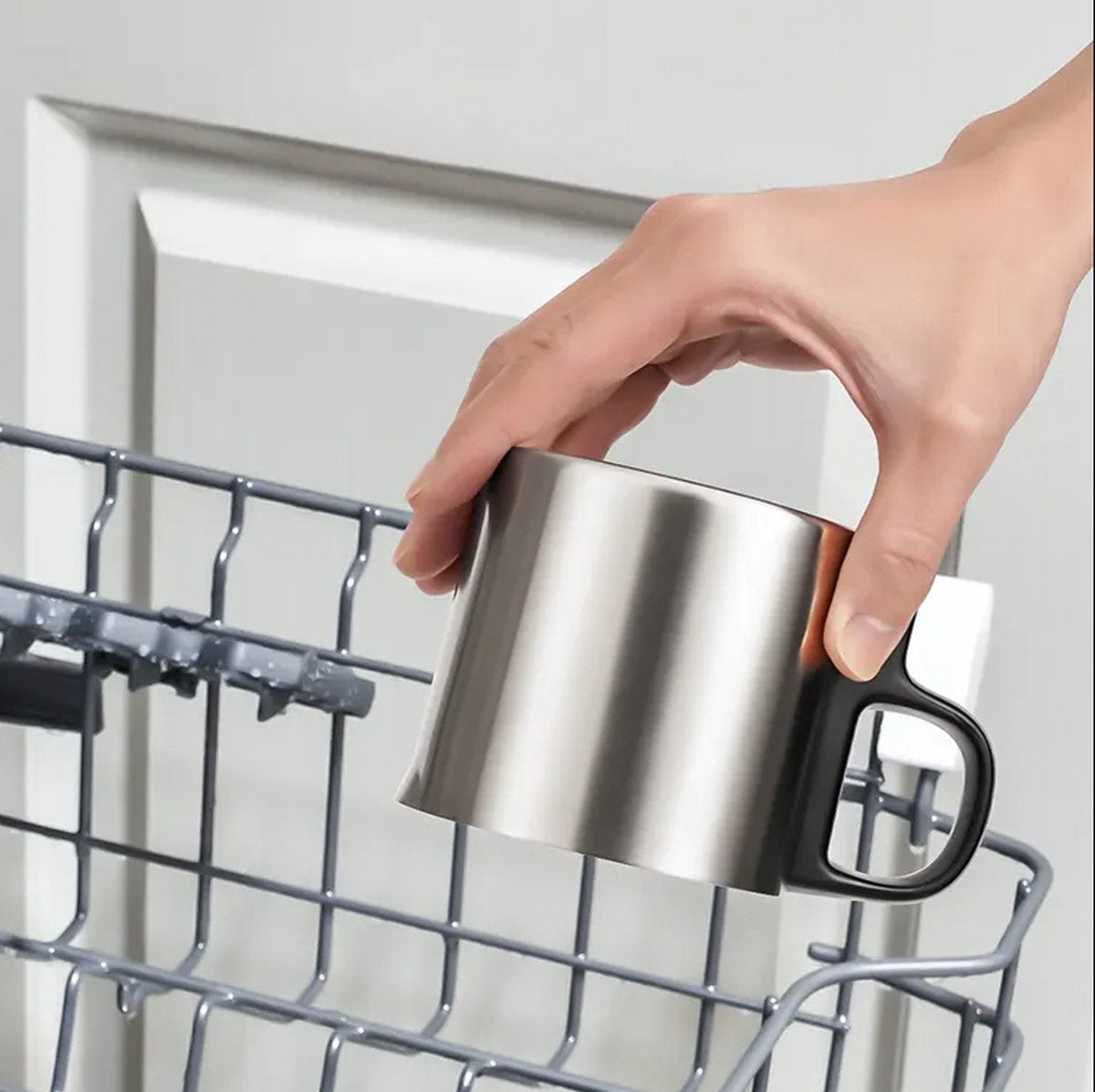 Safecourt Kitchen Milchaufschäumer pro - Abnehmbare Kanne - 4-in-1 - BPA-frei - 300 ML - Schwarz