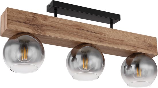 Globo Deckenleuchte Moitas - schwarz - Metall - 15656-3D