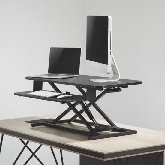 VDD Gaming - Sitz-Steh-Schreibtisch Stehhilfe ergonomisch - 95 cm breit