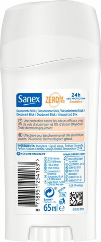 Sanex Deo-Stick Dermo Sensitive 65 ml