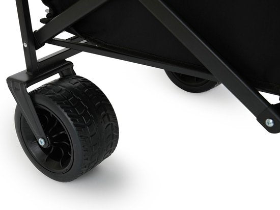 909 Outdoor-Wagen - faltbar - Tragfähigkeit 80 KG - 100x57x99cm - Schwarz