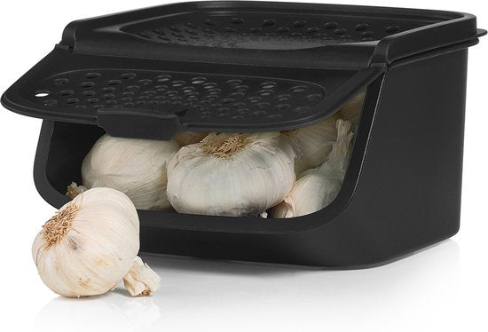 Tupperware GarlicSmart 2,3 l – Knoblauchbehälter – BPA-frei – Aufbewahrungsbehälter für Knoblauch – stapelbar – Keep-Fresh-Behälter – Knoblauch bleibt länger frisch