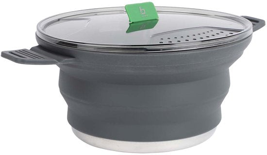 Bo-Camp – Kochtopf – zusammenklappbar – 2,5 Liter