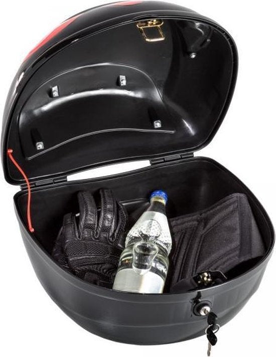 tectake - Motorradkoffer, Gepäckkoffer, Rollerkoffer 22 Liter - 401630