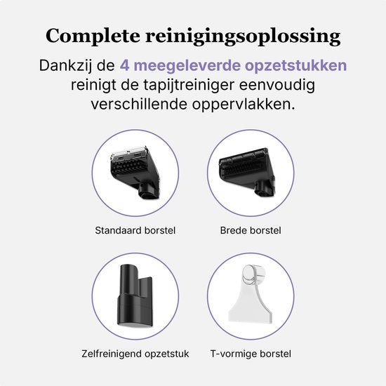 Motionflow Teppichreiniger Go! – Leistungsstarker Flecken- und Polsterreiniger mit 16 kPa – Reinigungsgerät für Sofas, Fußböden, Autos und Teppiche – Teppichreiniger