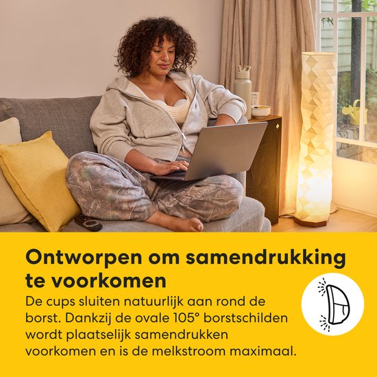 Medela Motion InBra™ – Elektrische Doppel-Milchpumpe – Tragbar und diskret – Effizient und komfortabel – Inklusive Einlagen