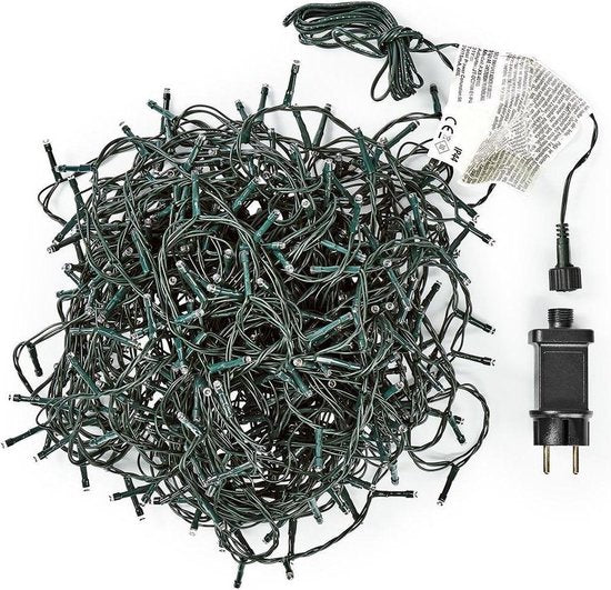 Weihnachtsbeleuchtung, Lichterkette – 40 LED-Lämpchen – warmweiß – 300 cm – Weihnachtslichter