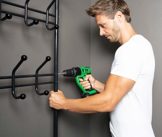 Hammersmith MultiTool-Set – 18 V – rotierendes und oszillierendes Akku-Multitool – Bohren, Schneiden, Sägen, Hobeln und Schleifen – umfangreiches Zubehörset und Koffer