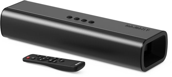 Majority Naga 40 Soundbar für TV - Inklusive Soundbar-Halterung - Mit eingebautem Subwoofer - Bluetooth 5.0, HDMI ARC, optischer und AUX-Anschluss - 2.1 Surround Sound - Fernbedienung - schwarz