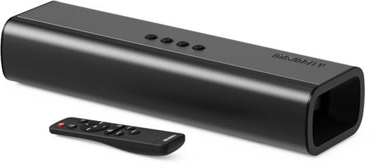 Majority Naga 40 Soundbar für TV - Inklusive Soundbar-Halterung - Mit eingebautem Subwoofer - Bluetooth 5.0, HDMI ARC, optischer und AUX-Anschluss - 2.1 Surround Sound - Fernbedienung - schwarz