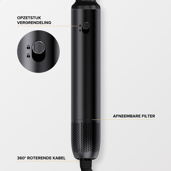 MAE® Airstyler II – Föhnbürste & Lockenbürste – 5-in-1-Multistyler – Hairwrap – Haarstyler