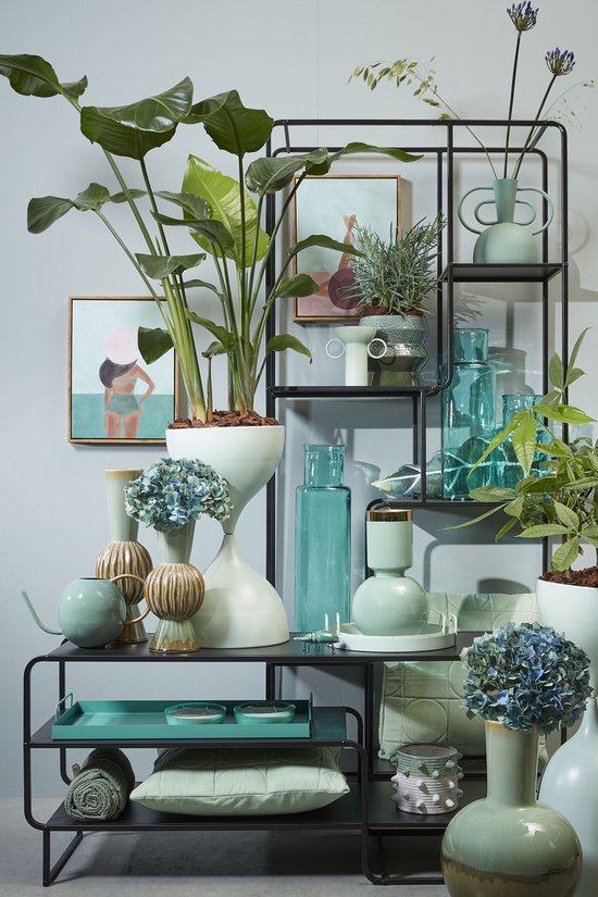 Mica Decorations Jules Couchtisch - L110 x B38 x H50 cm - Metall - Schwarz