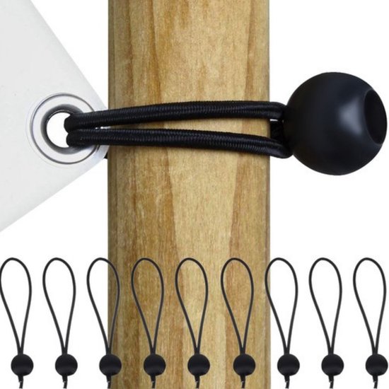 Gardlov Zeltspanner mit Kugel – Spannband für Segeltuch – 10 Stück 3016