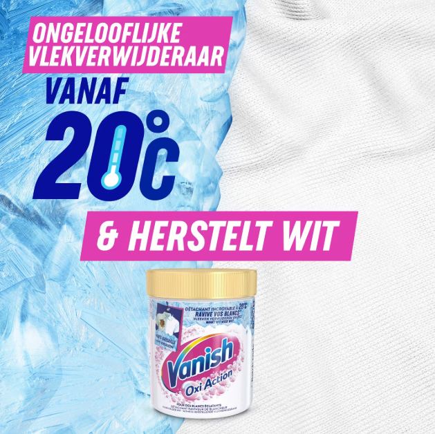 Vanish Oxi Advance Fleckenentferner Pulver 940 g - Weiß